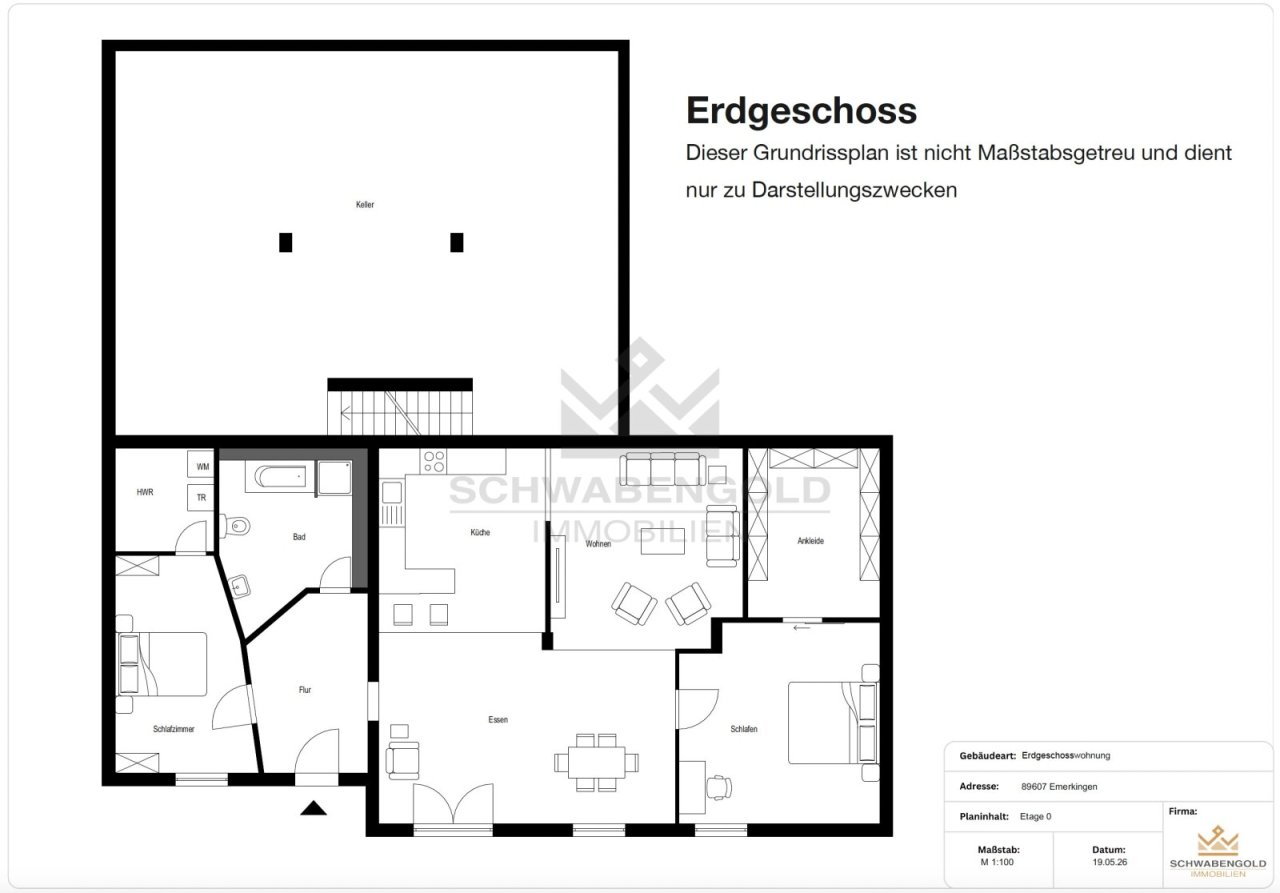 * Wohngefühl mit besonderem Flair – großzügige Wohnung mit Loft-Charakter, Kücheninsel & Terrasse* (003-036) — Grundrissplan